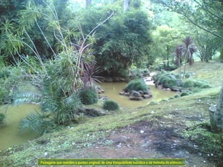 Paisagens que mantêm a pureza original, de uma tranquilidade bucólica e da melodia do silêncio.
 
