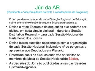 O parlamento dos jovens