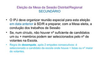 O parlamento dos jovens