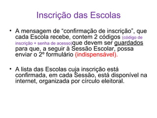 O parlamento dos jovens