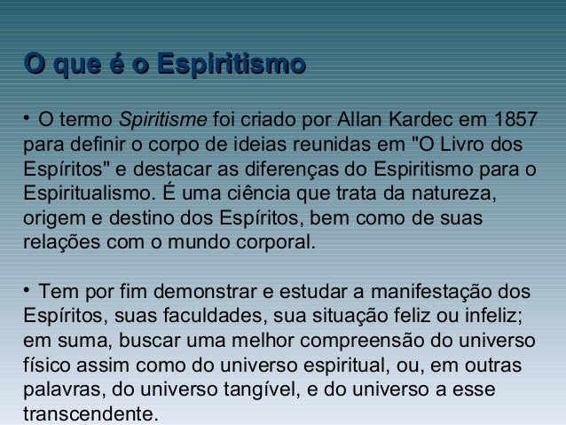 Espiritismo: O Que É – ESPIRITISMO: O QUE É – AVXVI