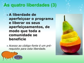O Que E Software Livre