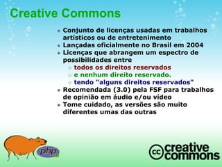 O Que E Software Livre