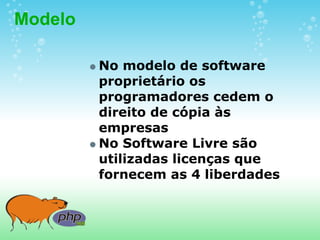 O Que E Software Livre