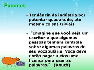 O Que E Software Livre