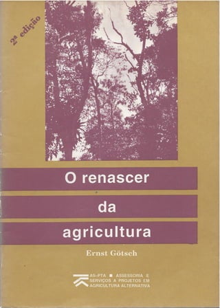 Livro O renascer da agricultura