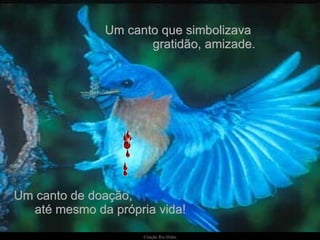 Um canto que simbolizava  gratidão, amizade. Um canto de doação,  até mesmo da própria vida! 