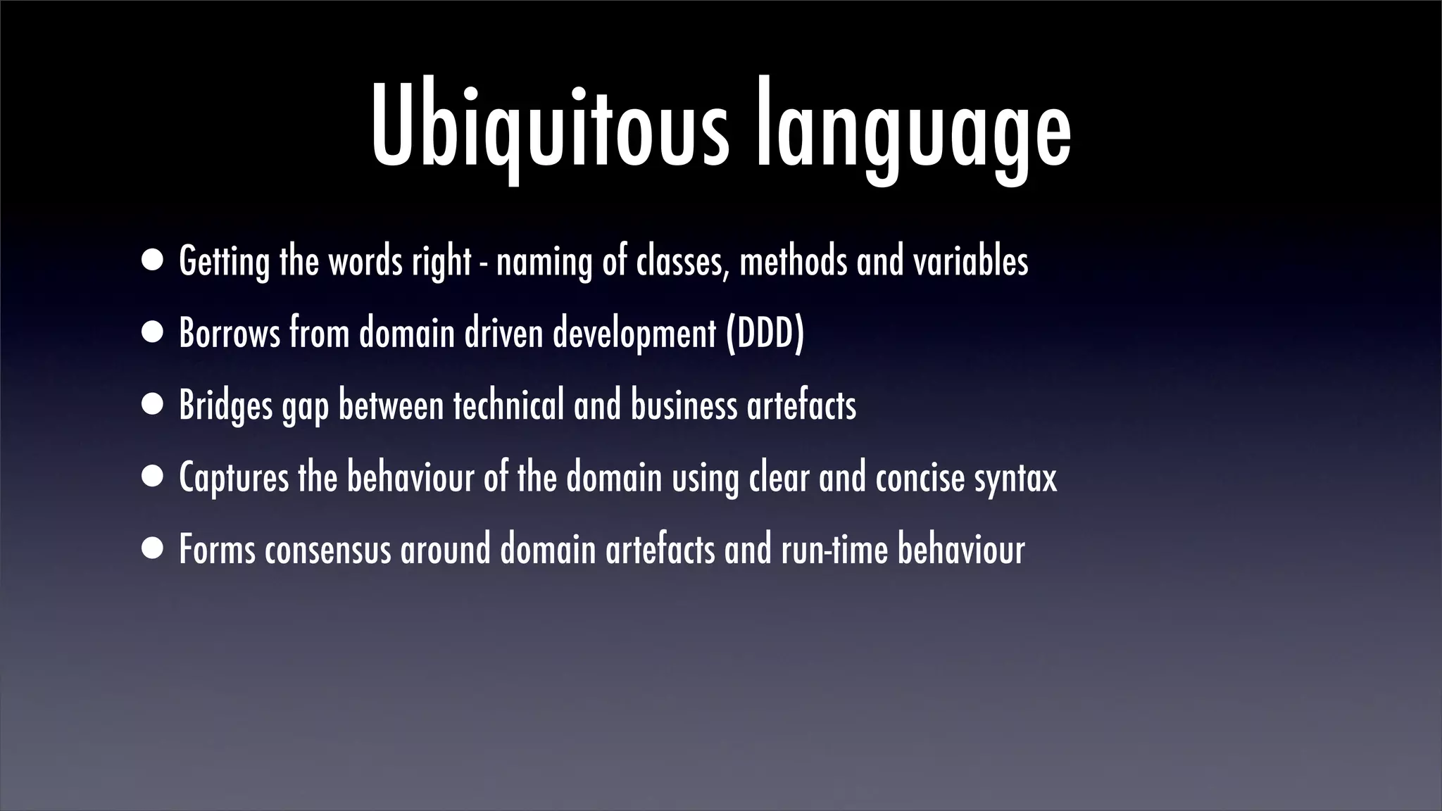 Better Testing Through Behaviour