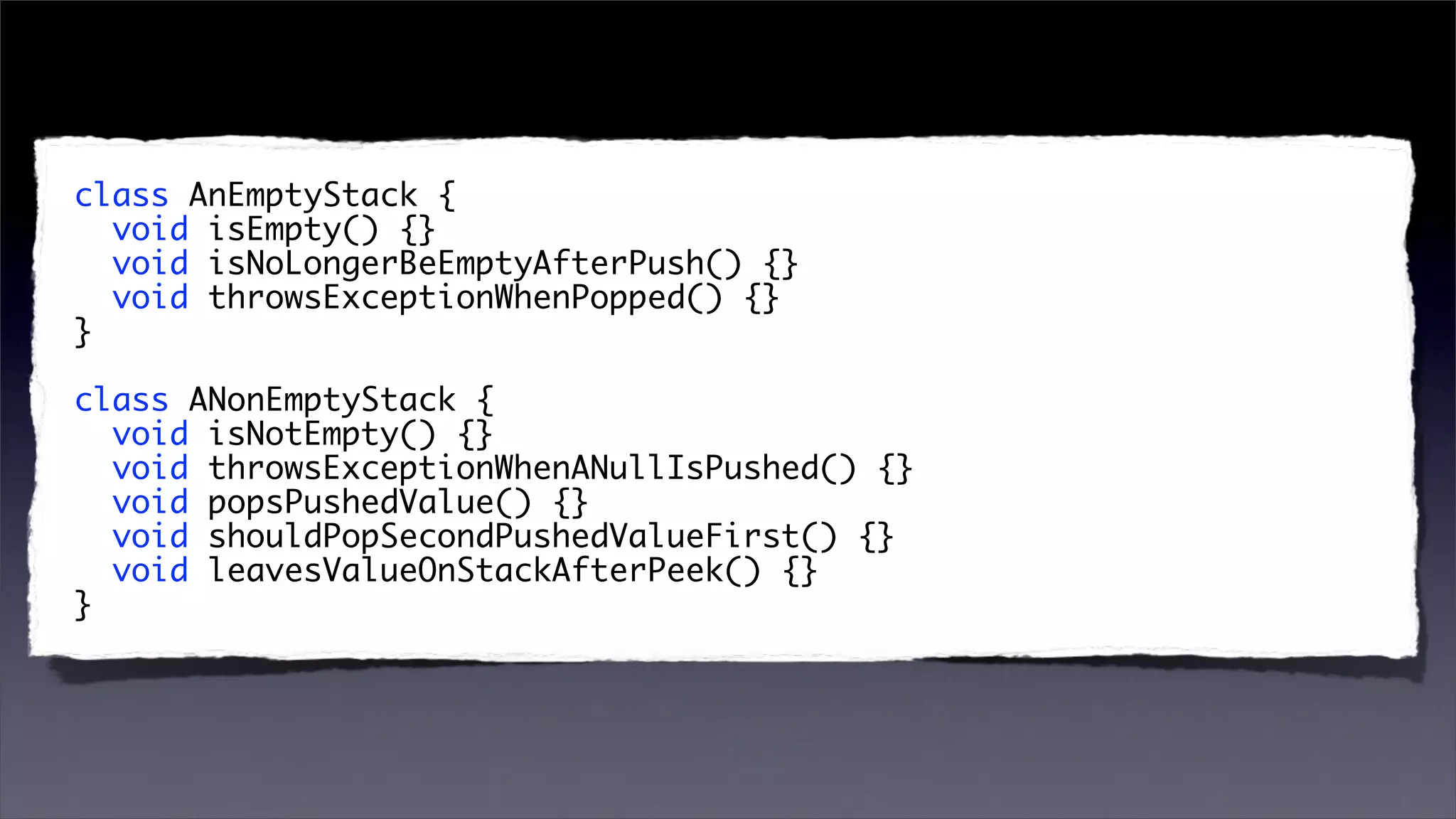 Better Testing Through Behaviour