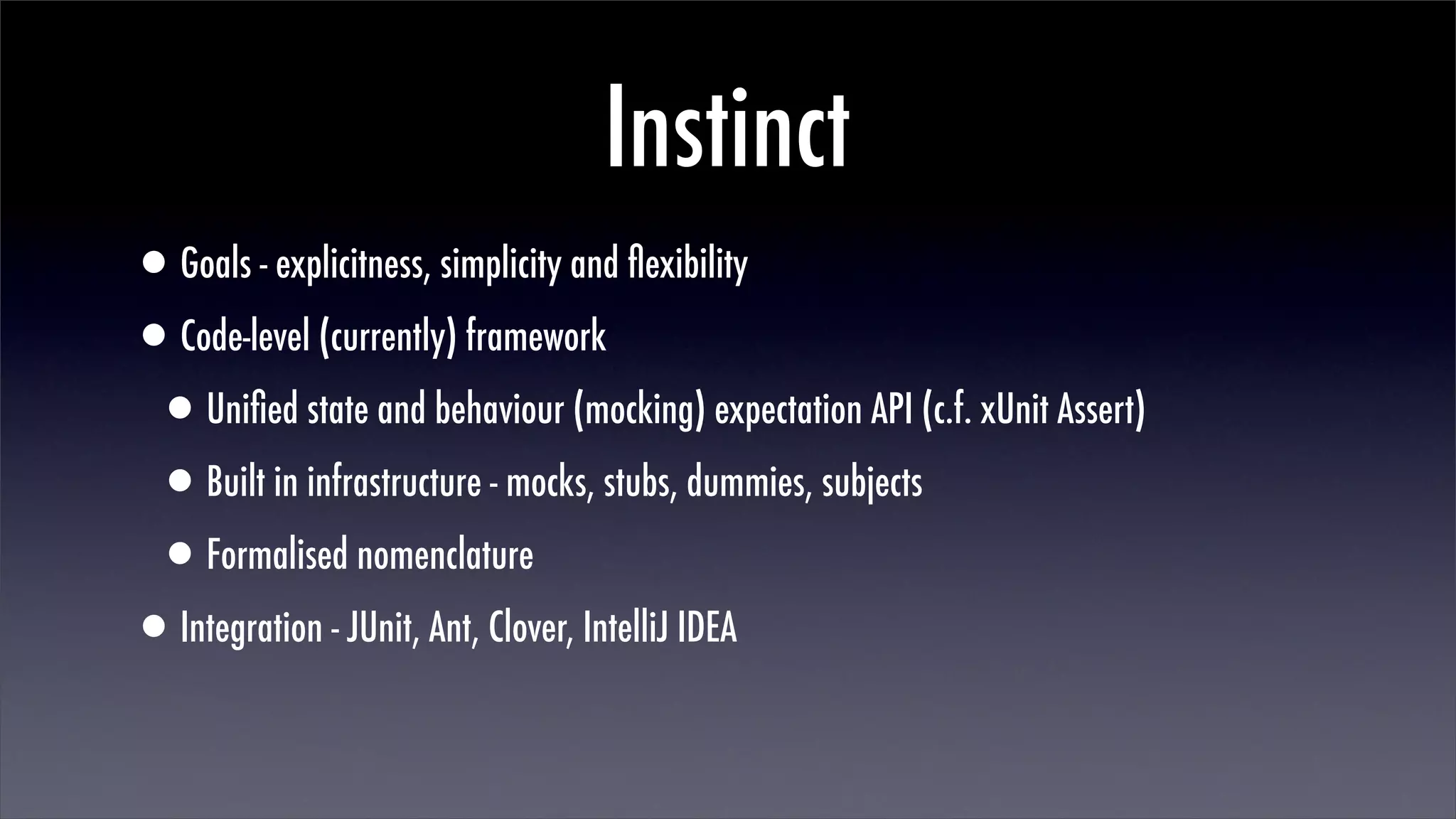 Better Testing Through Behaviour