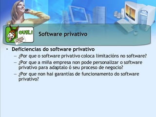 O software libre na sociedade actual