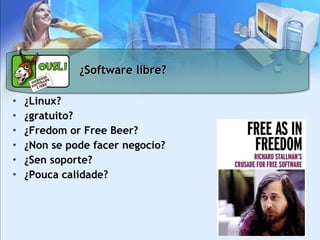 O software libre na sociedade actual