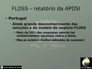 O Software Livre em Portugal