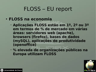 O Software Livre em Portugal