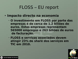 O Software Livre em Portugal