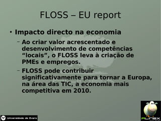 O Software Livre em Portugal