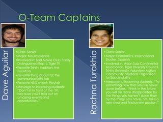 O-Team Captains 