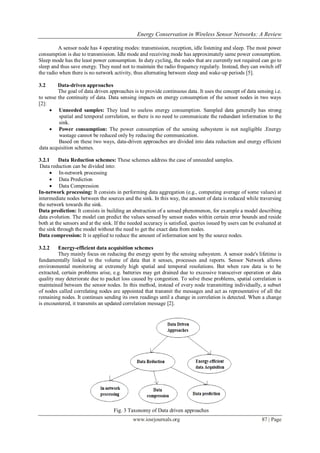 Energy Conservation in Wireless Sensor Networks: A Review | PDF