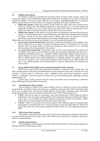 Energy Conservation in Wireless Sensor Networks: A Review | PDF