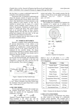 Linear Control Technique for Anti-Lock Braking System | PDF