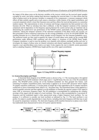 Designing and Performance Evaluation of 64 QAM OFDM System | PDF