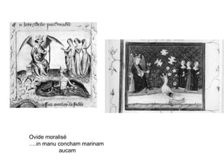 Ovide moralisé … .in manu concham marinam aucam 