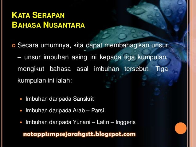 Penulisan Unsur Serapan