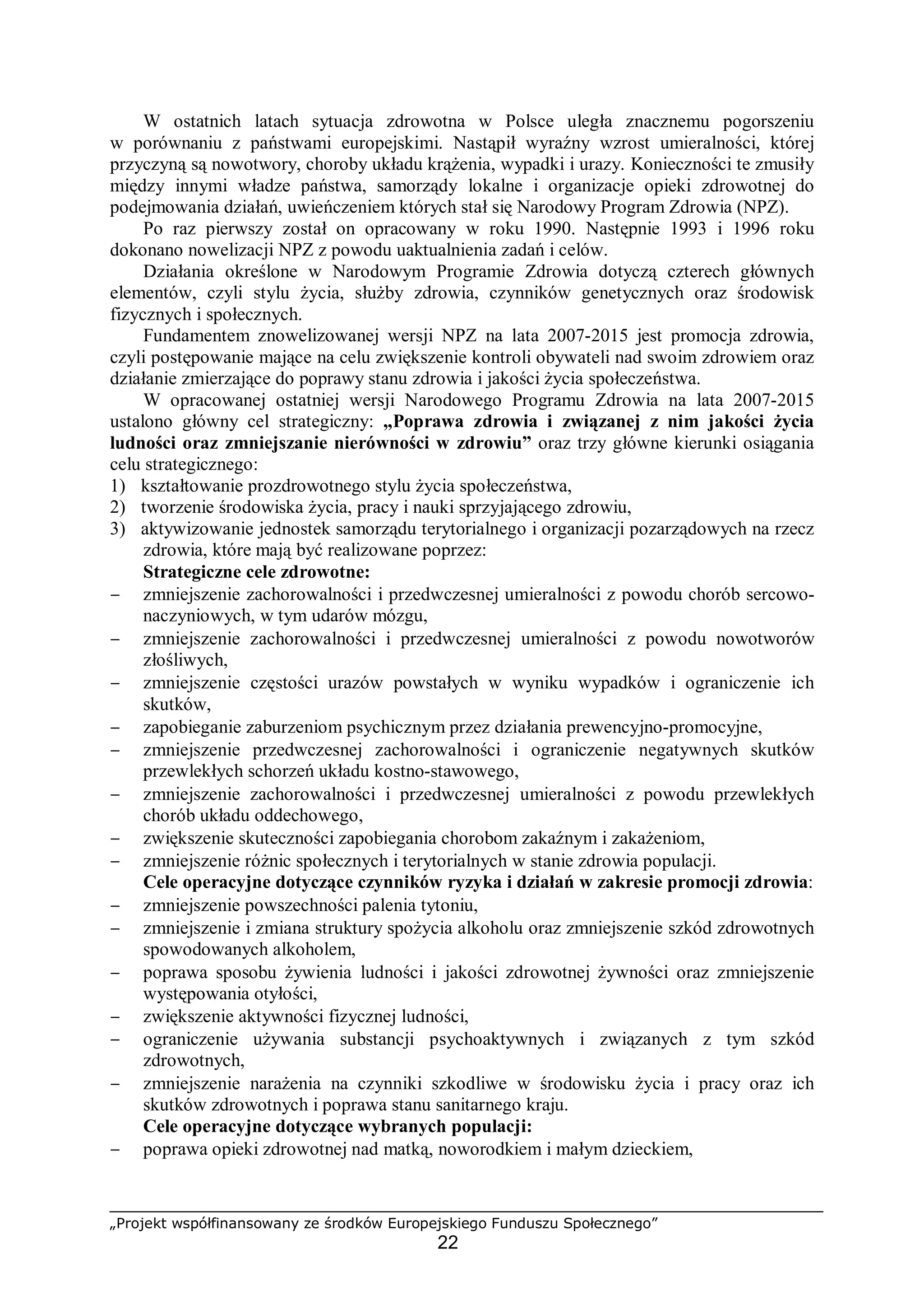 Prowadzenie promocji zdrowia i profilaktyki | PDF