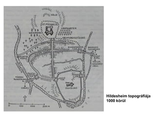 Hildesheim topográfiája
1000 körül
 