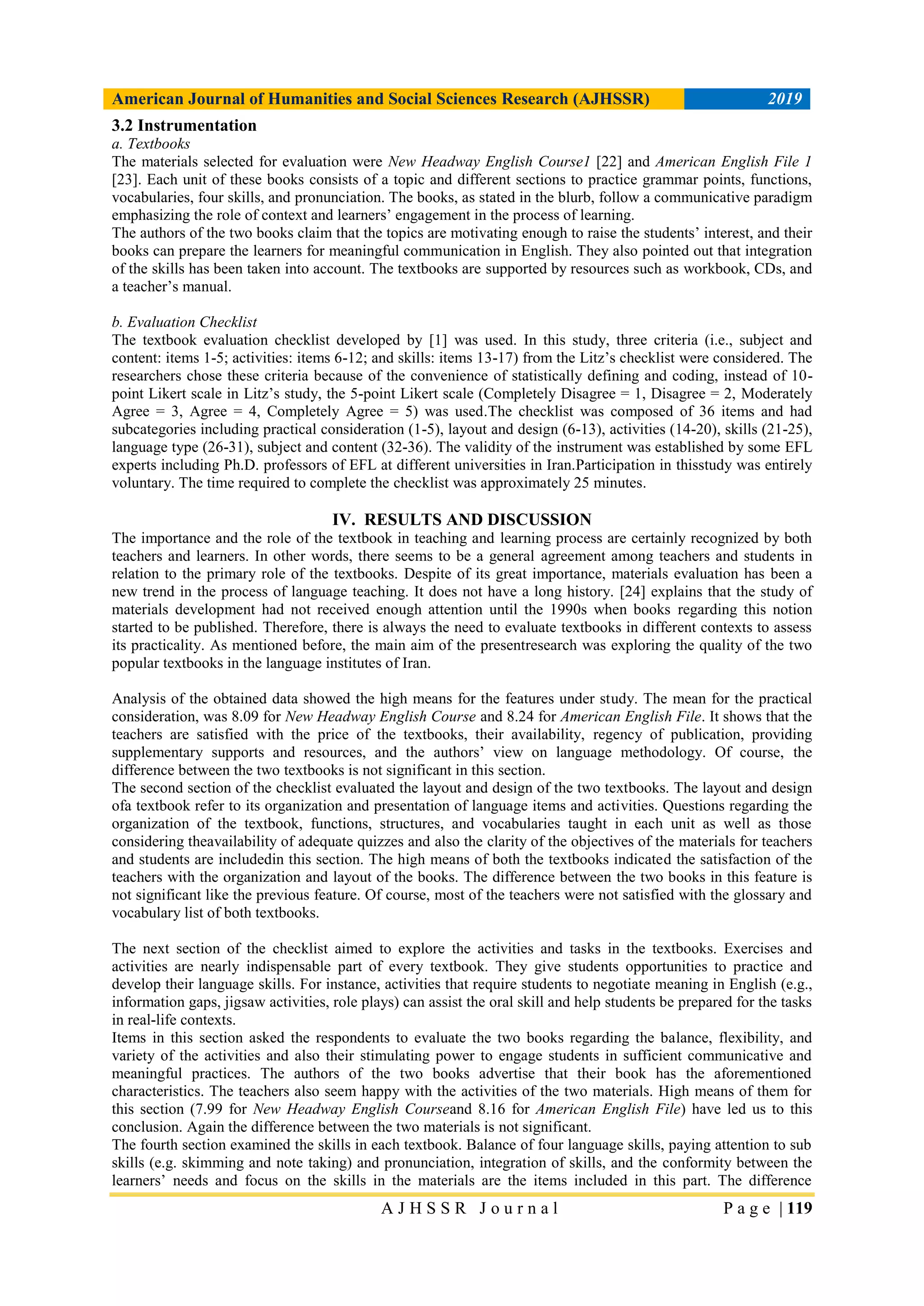 A Comparative Study of American English File and New Headway English ...