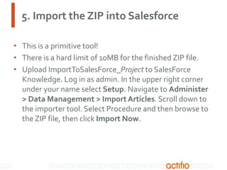 Putting it where they need it: How to Populate a Salesforce Knowledge ...