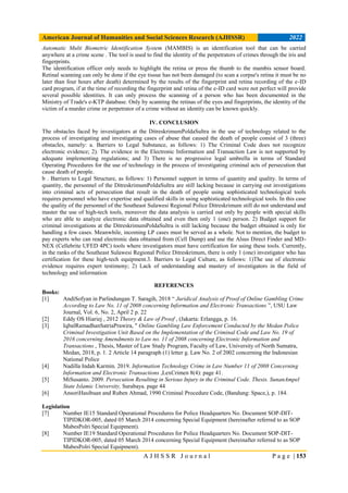 American Journal of Humanities and Social Sciences Research (AJHSSR) 2022
A J H S S R J o u r n a l P a g e | 153
Automati...