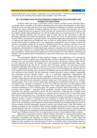 Postmodern Marketing and Its Impact on Traditional Marketing Approaches