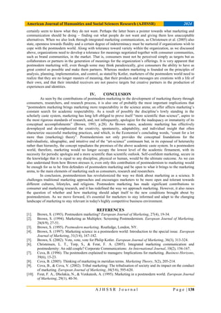 Postmodern Marketing and Its Impact on Traditional Marketing Approaches