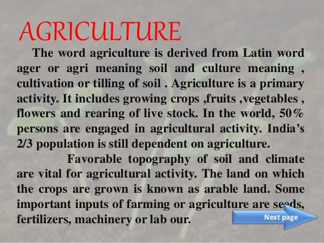 Programed instructional material: Agriculture