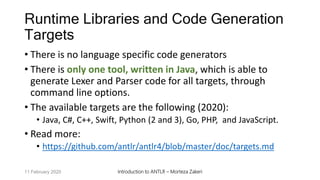 Antlr part1 introduction | PPT