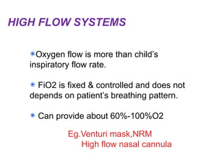 Fio2 Using High Flow Unit O2 devices in apediatrics presentation.pptx