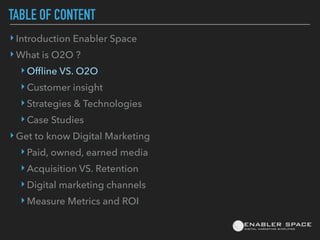 O2O Offline to Online - Digital Marketing for SMEs | PDF