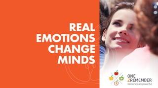 REAL
EMOTIONS
CHANGE
MINDS

 