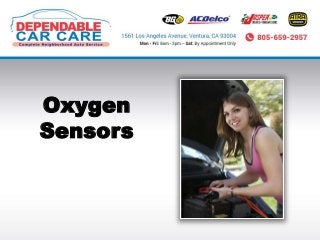 Oxygen 
Sensors 
 