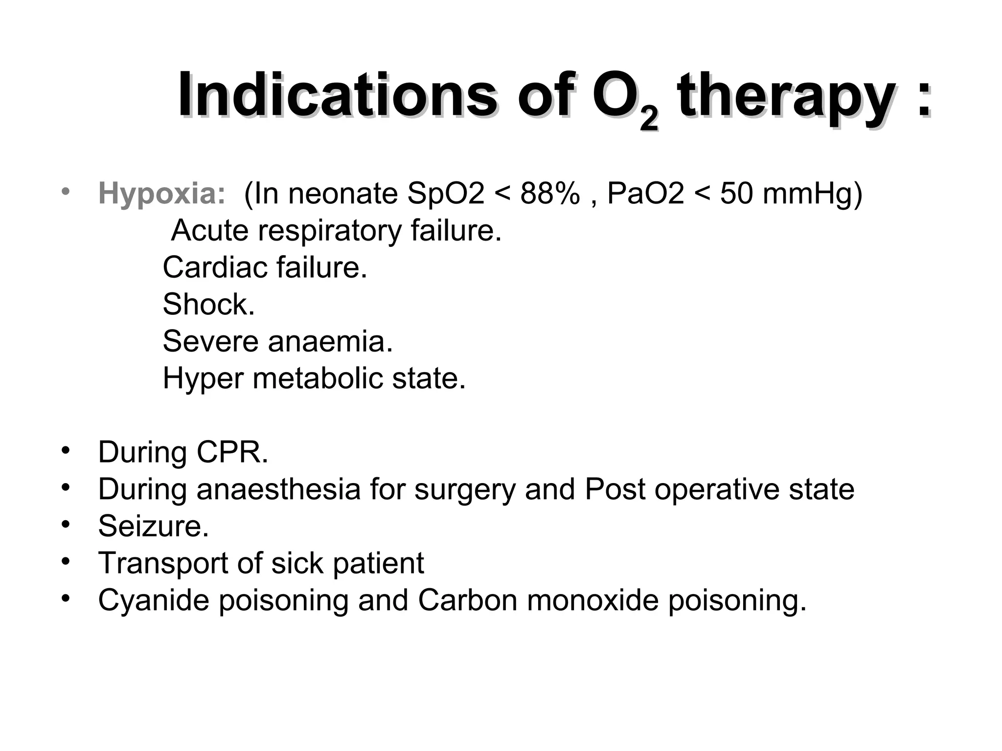 O2 therapy in nicu by dr. tareq rahman | PPT