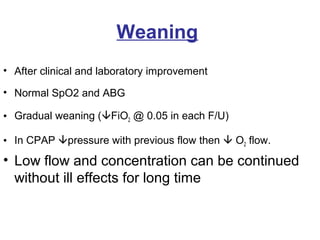 Normal Fio2 Nicu O2 therapy in nicu by dr. tareq rahman | PPT