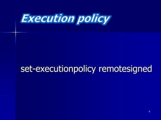 Getting Started with PowerShell for Office 365 | PPTX