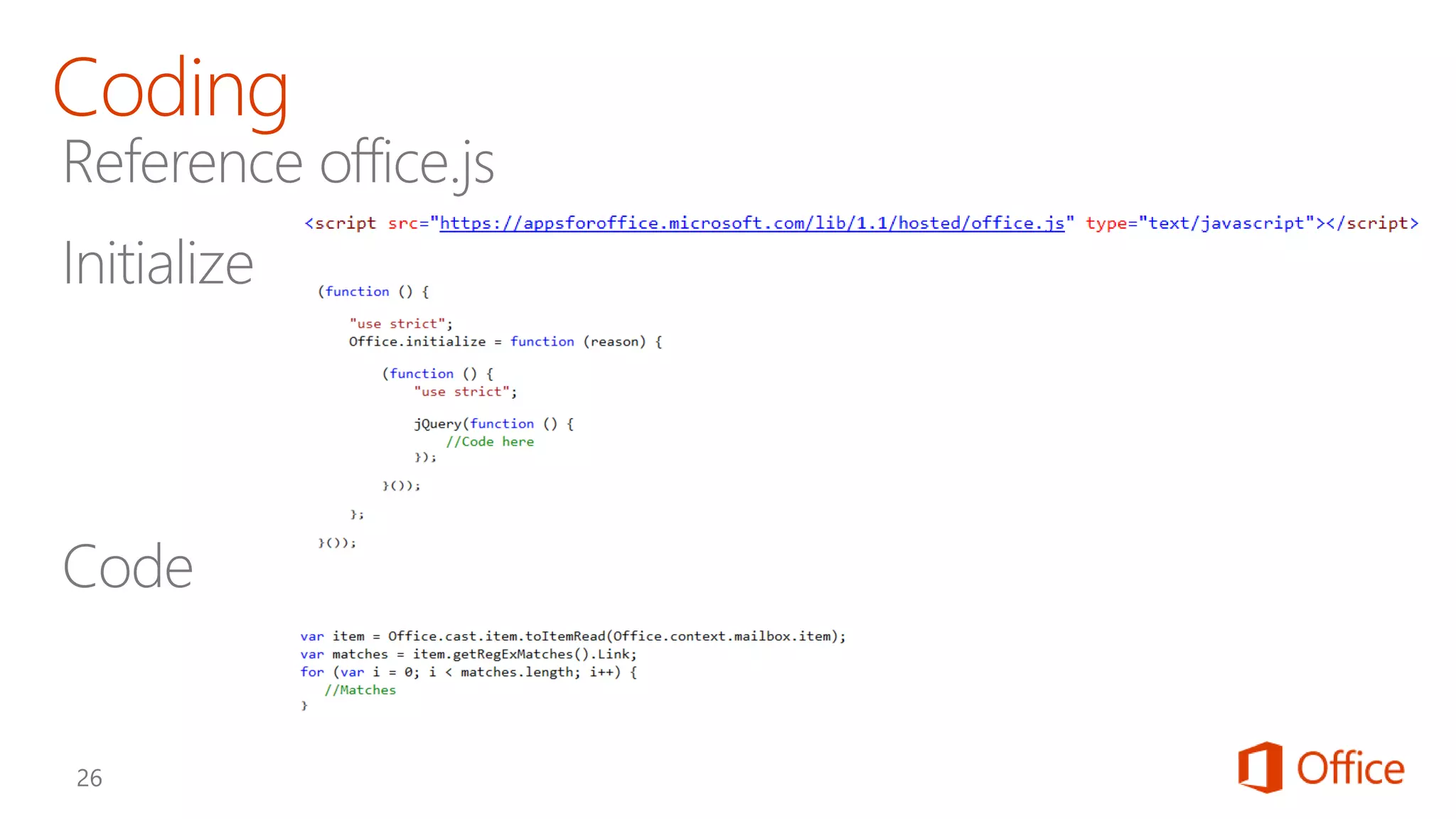   O365 DEVCamp Los Angeles June 16, 2015 Module 05 Hook into Apps for Office