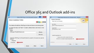 Office 365 and Outlook add-ins
 