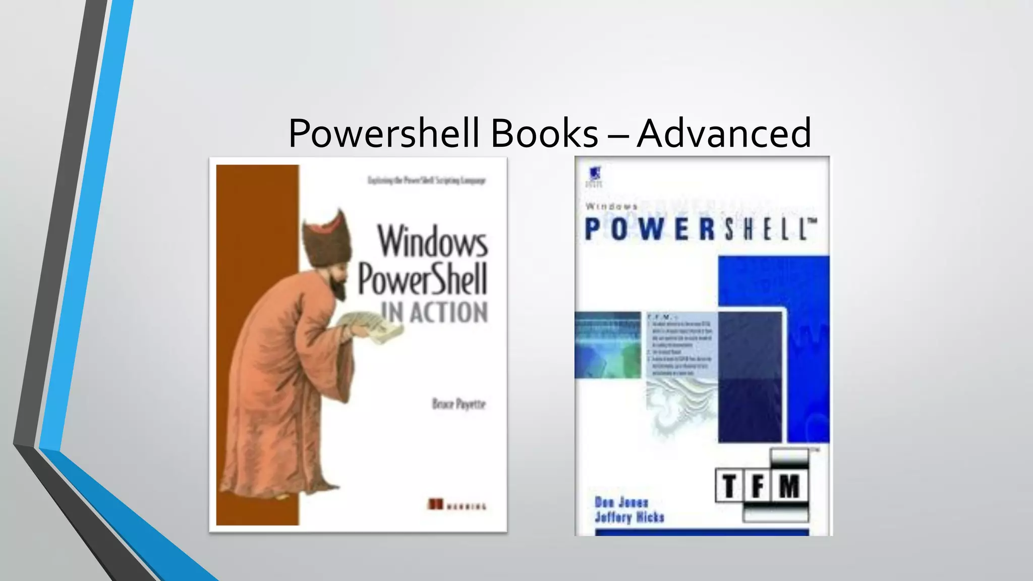 Powershell Books – Advanced
 