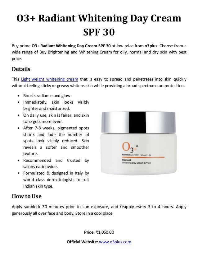 whitening best cream for dry skin daily use