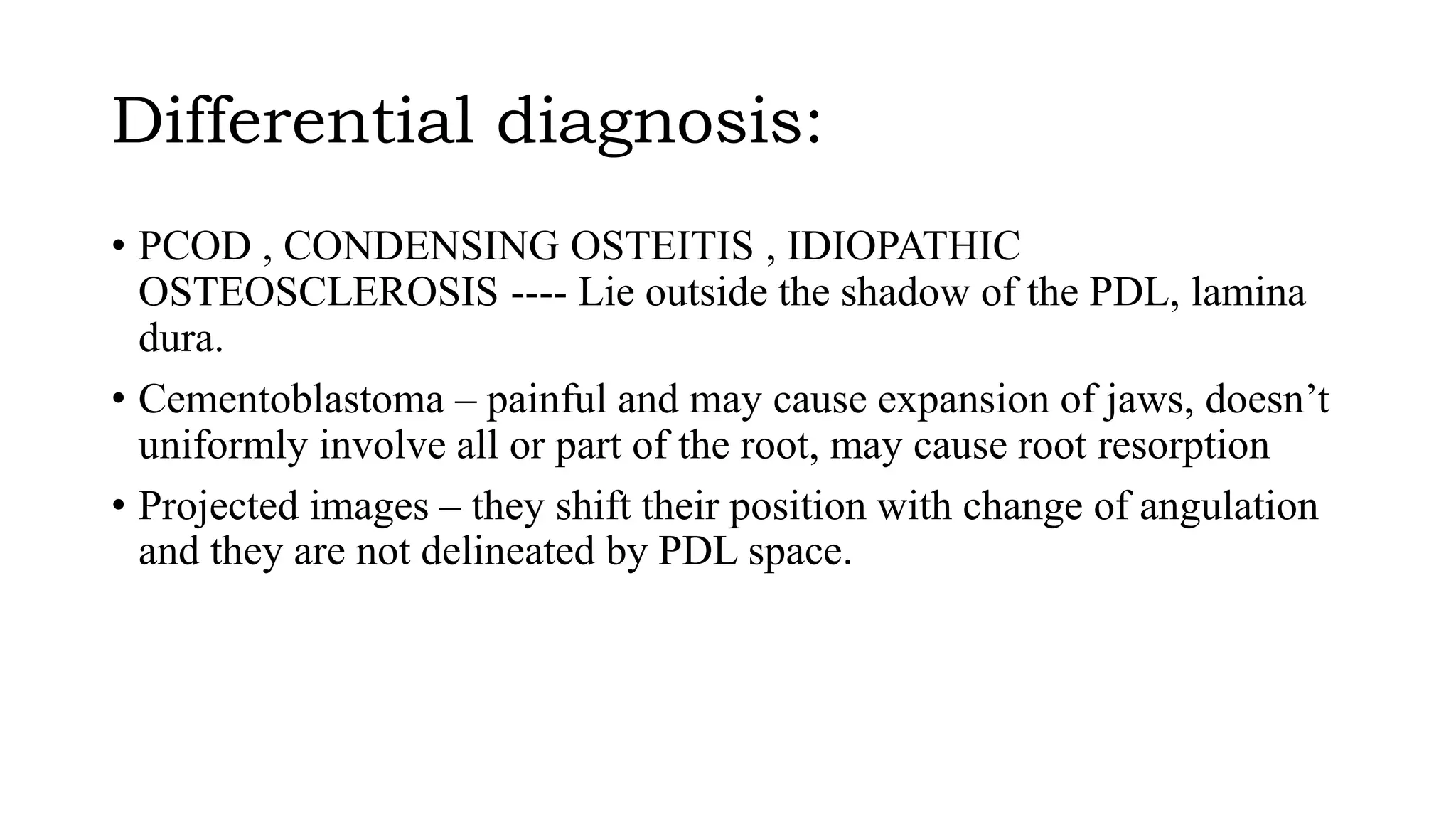Pcod Pn Radiograph periapical radiopacities | PPTX