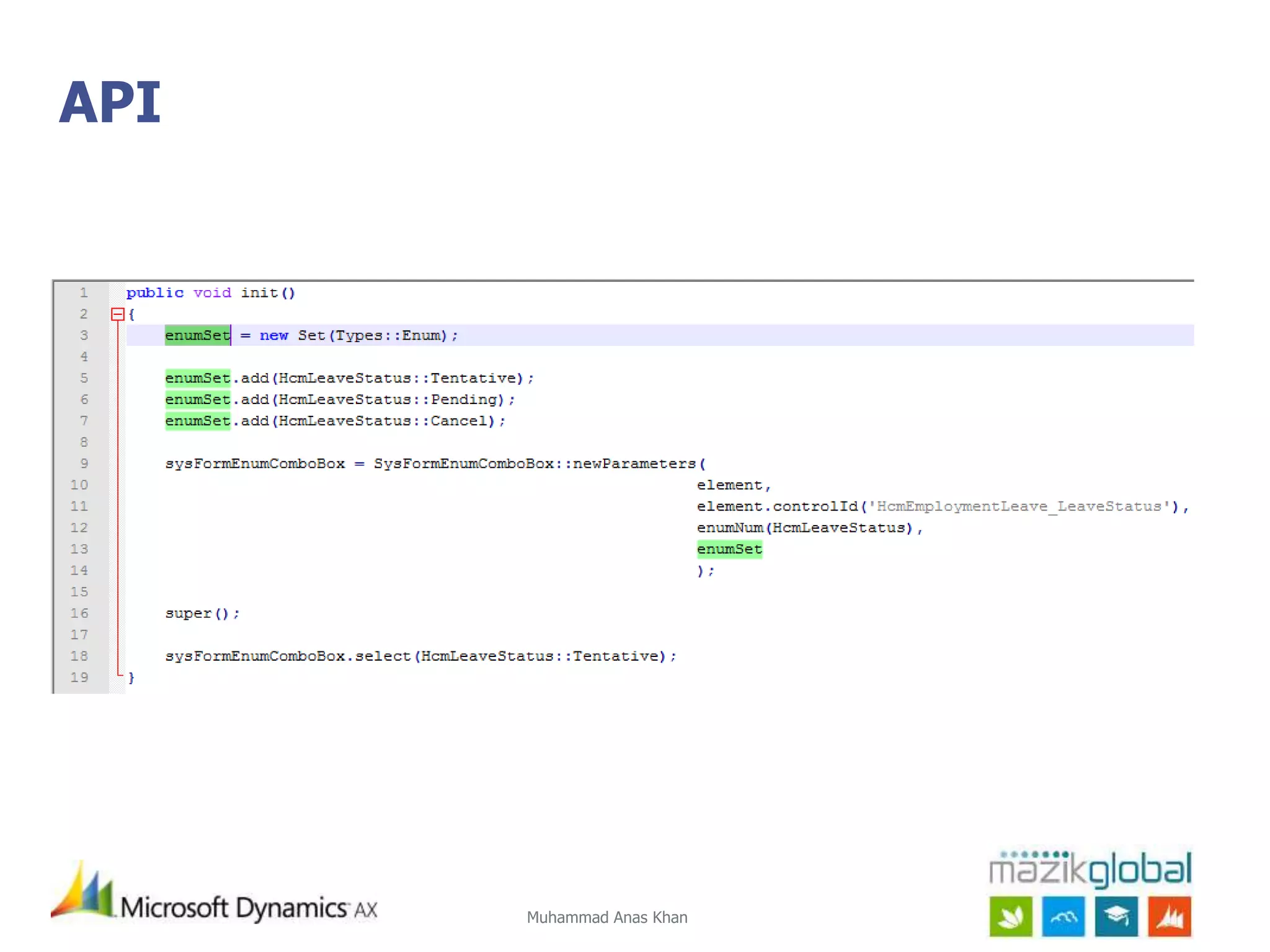 Muhammad Anas Khan
API
 