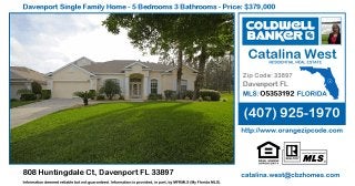 Homes for Sale in Davenport - 808 Huntingdale Ct, Davenport FL 33897